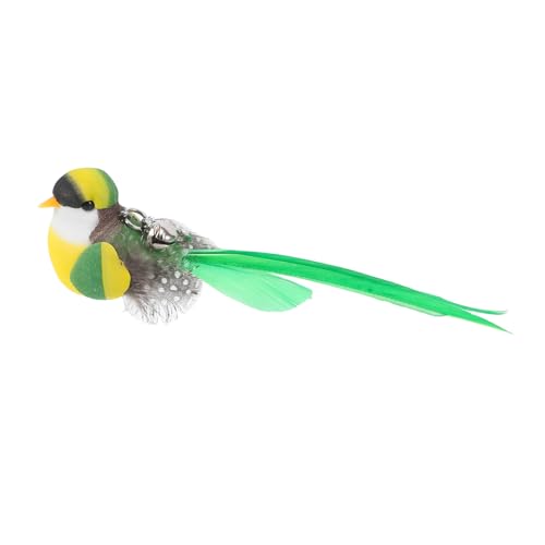 JUMPLAWN Vogel für Katzen mit Glocke Interaktiver Ersatzkopf für Katzenspielzeug für Drinnen und Draußen Vielseitiger Spaß für Kätzchen und Katzen mit Ansprechendem Geräusch JUMPLAWN Vogel für Katzen mit Glocke Interaktiver Ersatzkopf für Katzenspielzeug für Drinnen und Draußen Vielseitiger Spaß für Kätzchen und Katzen mit Ansprechendem Geräusch von JUMPLAWN