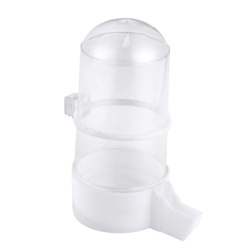 JUMPLAWN Vogeltränke für Kleintiere Tragbarer Wasserspender mit Haken für Wellensittiche und Andere Vögel Einfache Handhabung für Reisen und Transporte von JUMPLAWN