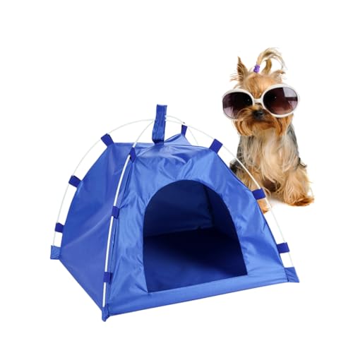 JUMPLAWN Wasserdichtes Haustierzelt aus Oxford für Katzen Abnehmbare Faserstange Faltbares Outdoor Bett für Reisen und Camping JUMPLAWN Wasserdichtes Haustierzelt aus Oxford für Katzen Abnehmbare Faserstange Faltbares Outdoor Bett für Reisen und Camping von JUMPLAWN