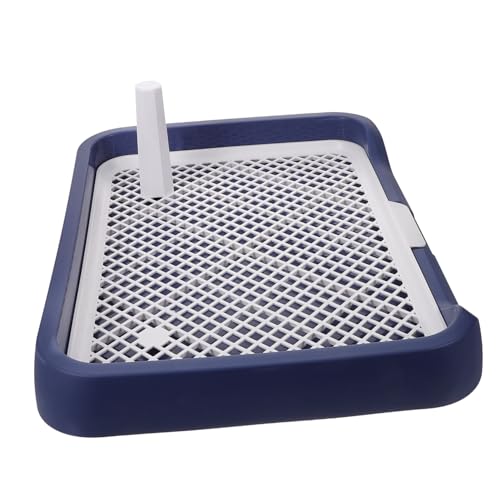 JUMPLAWN Welpen Toilette Rutsch Töpfchen Tablett für Hunde Spritzsicheres Design Vielseitig Einsetzbar als Urinal und Poop Basin Große Kapazität für Drinnen von JUMPLAWN