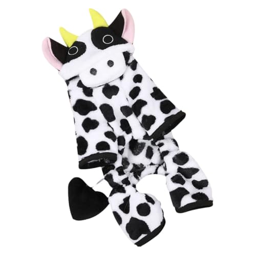 JUMPLAWN Winter Hundemantel Aus Weichem Korallenfleece Cartoon Design Für Hunde Dekorative Kleidung Für Kalte Tage Kuh Bequeme Und Warme Hundebekleidung JUMPLAWN Winter Hundemantel Aus Weichem Korallenfleece Cartoon Design Für Hunde Dekorative Kleidung Für Kalte Tage Kuh Bequeme Und Warme Hundebekleidung von JUMPLAWN