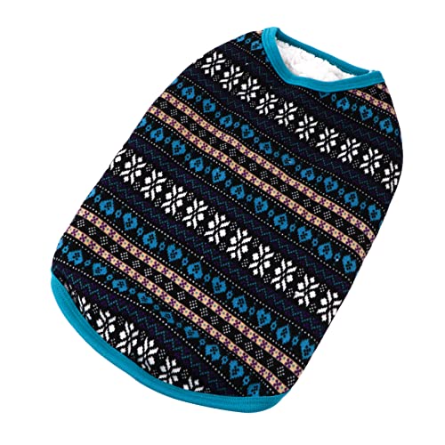 JUMPLAWN Winter Hundepullover aus Fleece für Kleine und Mittelgroße Wärmender Hundemantel mit Kreativem Design für und Kalte für Zufällige Randfarbe Zufällige Farbe von JUMPLAWN