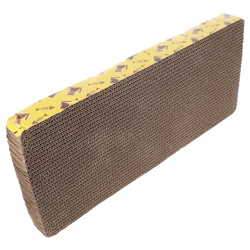 JUMPLAWN kratzbaum für Katzen Unterlage Kätzchen Kratzspielzeug Katzenkratzlounge Kratzen Katzenspielzeug mit Katzenminze Heimtierbedarf Haustierkratzer Katzenkratzbrett Wellpapier Brown JUMPLAWN kratzbaum für Katzen Unterlage Kätzchen Kratzspielzeug Katzenkratzlounge Kratzen Katzenspielzeug mit Katzenminze Heimtierbedarf Haustierkratzer Katzenkratzbrett Wellpapier Brown von JUMPLAWN