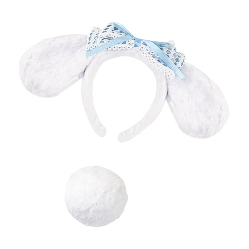 1/2/3 PCs Hunde Kostüme Set Hundeohren Stirnband Schwanz Tutus Rock Für Kinder Mädchen Halloween Weihnachten Animal Cosplay Requisiten von JUNNASALIKER