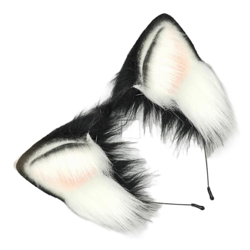 1/2pcs Hundeohren Haarbandhund Heckhund Kostüme Halloween Animal Cosplay Kostüme Hund Ohren Stirnband Kunstpelze Schwanz 1/2pcs Hundeohren Haarbandhund Heckhund Kostüme Halloween Animal Cosplay Kostüme Hund Ohren Stirnband Kunstpelze Schwanz von JUNNASALIKER