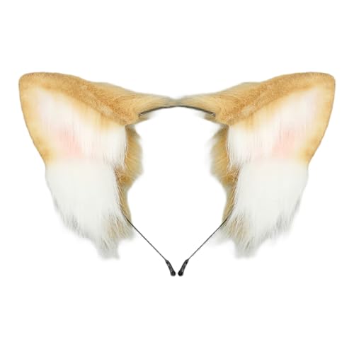1/2pcs Hundeohren Haarbandhund Heckhund Kostüme Halloween Animal Cosplay Kostüme Hund Ohren Stirnband Kunstpelze Schwanz 1/2pcs Hundeohren Haarbandhund Heckhund Kostüme Halloween Animal Cosplay Kostüme Hund Ohren Stirnband Kunstpelze Schwanz von JUNNASALIKER