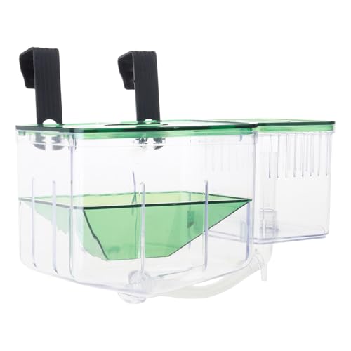 Fishtank Hatchy Inkubator Aquarium Kleine Brutschachtel Klarer Züchter Isolation Schluckkästen Mit Haken von JUNNASALIKER
