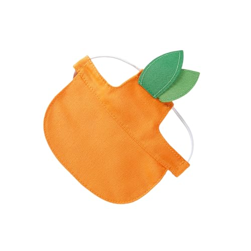 Hund Tangerine Haustier Kostüm Kopfbedeckungen Props Haustier Baseball Caps Welpe Kopfbefeier Party Kostüm Foto Requisiten von JUNNASALIKER