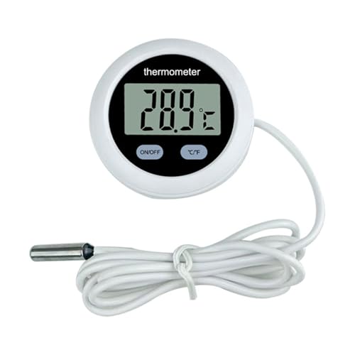 JUNNASALIKER Genaue LCD LCD Digitale Temperatursensoren Messgerät Für Fischtanks Wassertemperaturmessung von JUNNASALIKER