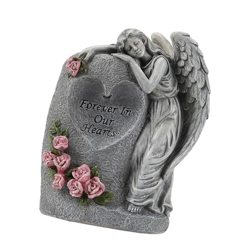 Solar Beleuchtete Friedhofs Vase Wetterfeste Engelskulptur Ornament Für Außengrabgarten Gedenkmäler Dekorationen Solar Beleuchtete Friedhofs Vase Wetterfeste Engelskulptur Ornament Für Außengrabgarten Gedenkmäler Dekorationen von JUNNASALIKER