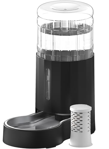 JUNSPOW Automatischer 7-Liter-Filter für Hunde und Katzen, Wasserspender mit Edelstahlnapf, Schwerkraft-Bewässerung, große Kapazität und Trinkbereich, geräuschfrei für Haustiere JUNSPOW Automatischer 7-Liter-Filter für Hunde und Katzen, Wasserspender mit Edelstahlnapf, Schwerkraft-Bewässerung, große Kapazität und Trinkbereich, geräuschfrei für Haustiere von JUNSPOW