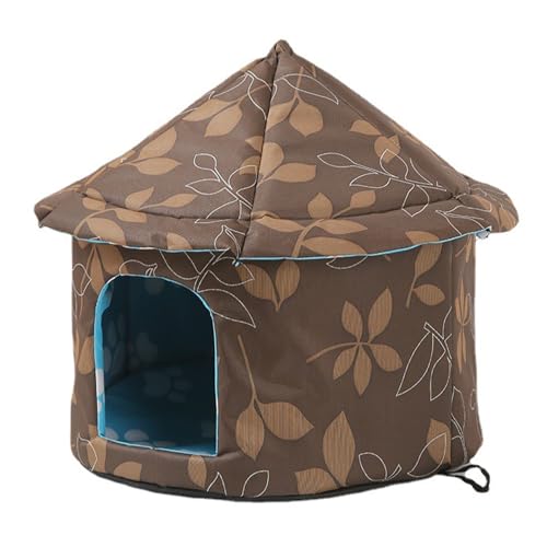 Katzengehege Outdoor, Katzenbox Wetterfestes Haustierzubehör, Katzenkäfig Outdoor, Tragbares und Faltbares Katzenzelt für Draußen Oder Drinnen (Color : A, Size : L) von JUNYOHOA