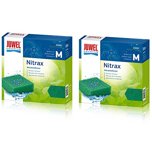 Juwel Compact Nitrax Schwamm Filter Media (Bioflow 3.0) (2 Stück) Bundle von Juwel Aquarium