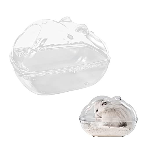 JVHLOV Hamster Sandbad, Haustier Badewanne, Hamster Sand Badezimmer, für Alle kleine Haustier Hamster Eichhörnchen von JVHLOV