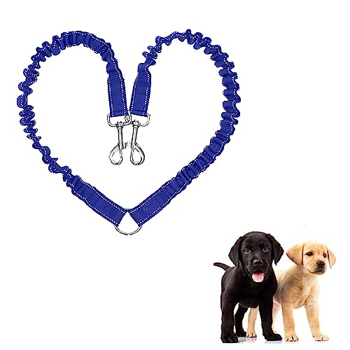 JVHLOV Hundeleine für 2 Hunde, Doppelleine Verstellbar 360°Drehbar Hundeleine, Double Dog Doppelleine Gehen Trainer Leine für Zwei Hunde, für kleine, Mittlere und Große Hunde JVHLOV Hundeleine für 2 Hunde, Doppelleine Verstellbar 360°Drehbar Hundeleine, Double Dog Doppelleine Gehen Trainer Leine für Zwei Hunde, für kleine, Mittlere und Große Hunde von JVHLOV