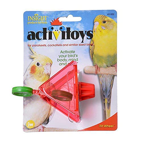 JW Pet Company Activitoy Vogelspielzeug, Neigungsrad, klein von JW