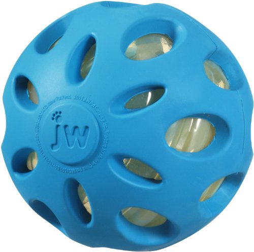 JW Pet Company Crackle Heads Crackle Ball Hundespielzeug, groß, 2 Stück von JW
