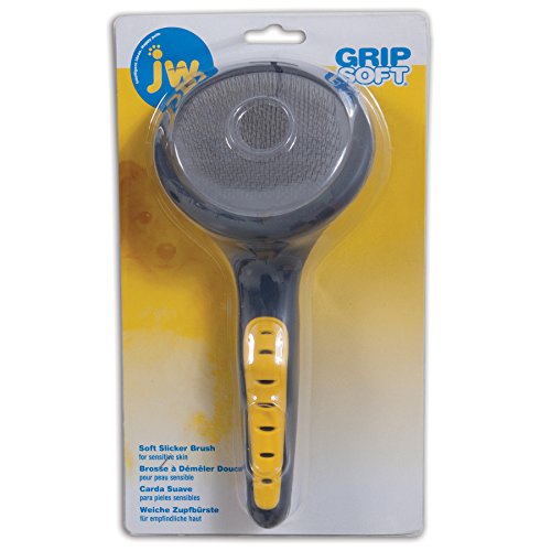 JW Pet Company GripSoft Slicker Brush Soft Pin Dog Brush von JW