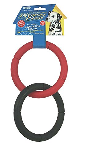 JW Pet Company Invincible Chains LD Doppel-Hundespielzeug, Größe L (Farben variieren) von JW Pet