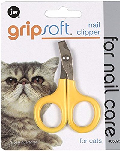 JW Pet (2 Pack) PetMate GripSoft Nail Scissors for Cats Small von JW