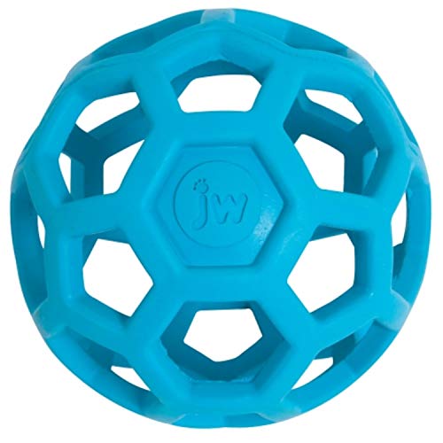 JW Pet Hole Rollball, Hundekauspielzeug, Leckerli, Apportieren, Hüpfspielzeug, groß, 14 cm, 2 Stück von JW