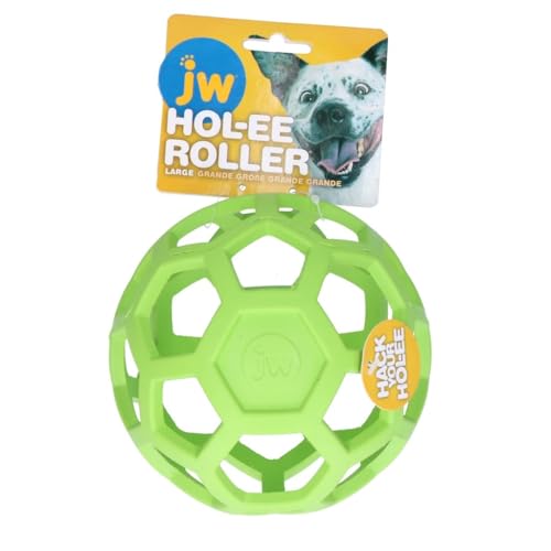 JW HOL-ee Roller, Spielball, Hundeball, Leckerli, Apportierspielzeug, Gitterball, Hundespielzeug in Verschiedenen Größen wählbar (l) von JW