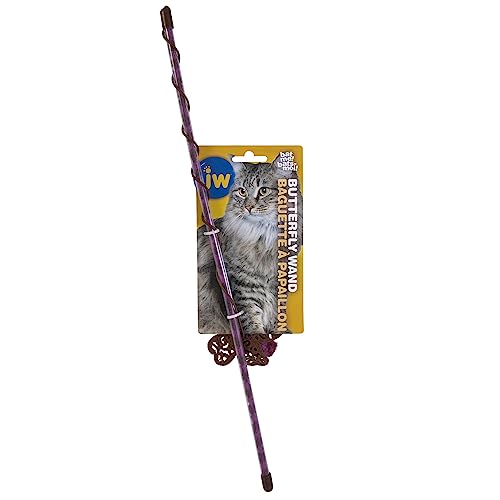 JW JW0471089 Cataction Butterfly Wand, der Zauberstab, um Seine Katze zu besetzen von JW