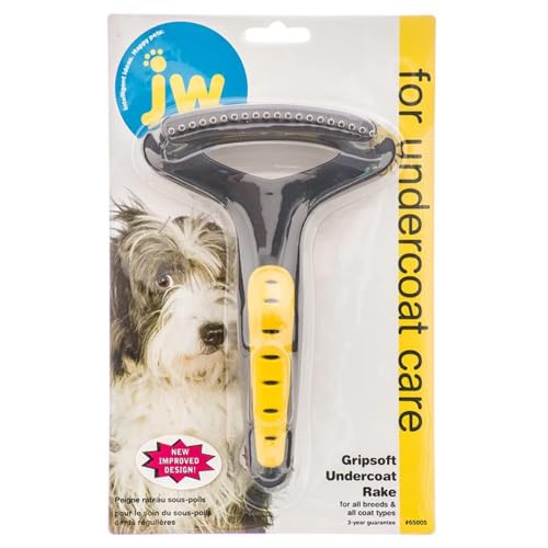 JW Pet Company GripSoft Unterfellharke für Hunde, normale Zähne JW Pet Company GripSoft Unterfellharke für Hunde, normale Zähne von JW