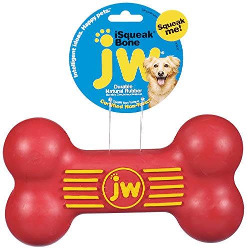 JW Pet Dog iSqueak Hundespielzeug, Knochen, groß von JW Pet