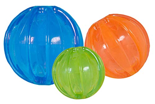 JW Pet Quietschball für Spielplatz, klein (Farbe kann variieren) von JW Pet