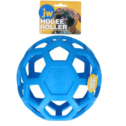 JW Pets HOL-ee Roller, Spielball, Hundeball, Hundespielzeug, Leckerli, Apportierspielzeug, in Verschiedenen Größen wählbar (Jumbo) von JW