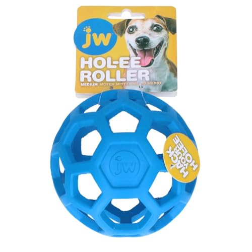 JW Pets HOL-ee Roller, Spielball, Hundeball, Hundespielzeug, Leckerli, Apportierspielzeug, in Verschiedenen Größen wählbar (M) von JW