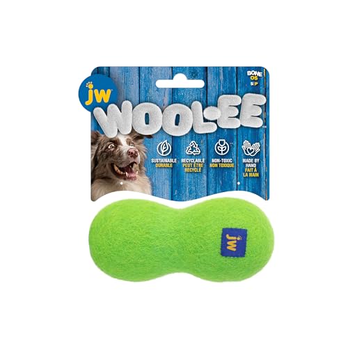 JW Wool-EE Hundespielzeug, Knochen, klein, handgefertigt, 100% Wolle, natürlich, langlebig, zum Apportieren und zur Zahnpflege JW Wool-EE Hundespielzeug, Knochen, klein, handgefertigt, 100% Wolle, natürlich, langlebig, zum Apportieren und zur Zahnpflege von JW