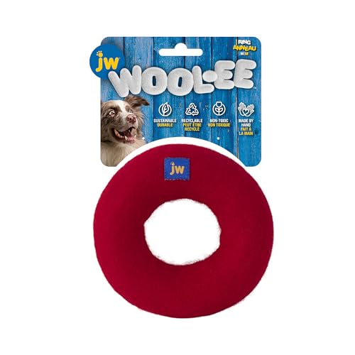 JW Wool-EE Ring, handgefertigt, 100% Wolle, natürliches Hundespielzeug zum Apportieren JW Wool-EE Ring, handgefertigt, 100% Wolle, natürliches Hundespielzeug zum Apportieren von JW