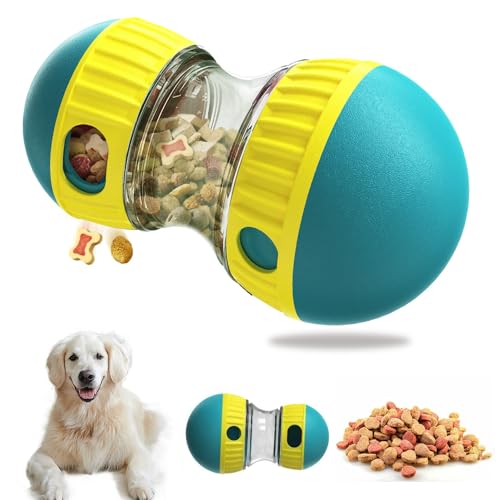 Hundespielzeug gegen Langeweile – Verstellbarer Leckerli-Dosier-Puzzle-Futterspender mit langsamer Fütterung und gebogener Bewegung für interaktive Hundeanreicherung & geistige Stimulation – ideal für Hundespielzeug gegen Langeweile – Verstellbarer Leckerli-Dosier-Puzzle-Futterspender mit langsamer Fütterung und gebogener Bewegung für interaktive Hundeanreicherung & geistige Stimulation – ideal für von JWTEEE