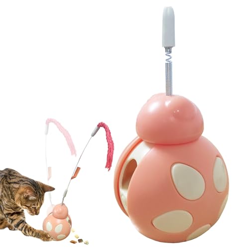 Interaktives Katzenspielzeug Seilspielzeug für Katzen , Katzenfutterspender Spielzeug für langsames Fütterungstraining und selbstbeschäftigung , Intelligenzspielzeug Suchspielzeug für Katzen (Pink) Interaktives Katzenspielzeug Seilspielzeug für Katzen , Katzenfutterspender Spielzeug für langsames Fütterungstraining und selbstbeschäftigung , Intelligenzspielzeug Suchspielzeug für Katzen (Pink) von JWTEEE