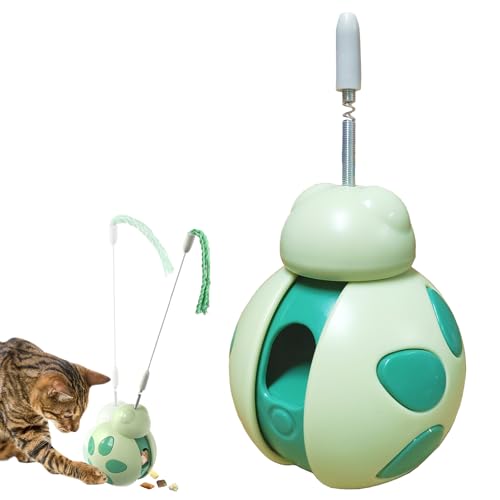 Interaktives Katzenspielzeug Seilspielzeug für Katzen , Katzenfutterspender Spielzeug für langsames Fütterungstraining und selbstbeschäftigung , Intelligenzspielzeug Suchspielzeug für Katzen (Green) Interaktives Katzenspielzeug Seilspielzeug für Katzen , Katzenfutterspender Spielzeug für langsames Fütterungstraining und selbstbeschäftigung , Intelligenzspielzeug Suchspielzeug für Katzen (Green) von JWTEEE