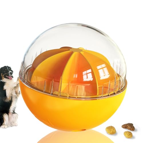 JWTEEE Hunde-Puzzle-Spielzeug, interaktives Hundespielzeug, Leckerli-Ball, Leckerli-Ball, Futterspender, Hundespiele gegen Langeweile, langsames Fressen für kleine, mittelgroße und große Hunde und von JWTEEE