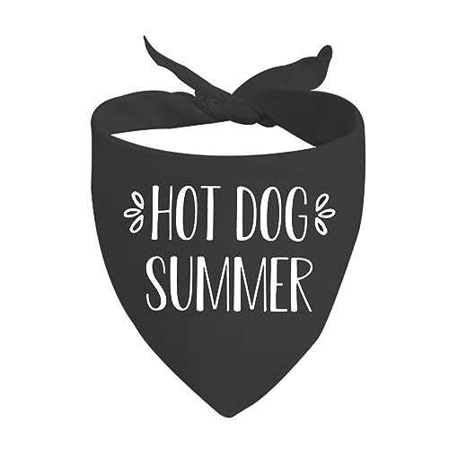 JXGZSO 1 Stück Hot Dog Sommer Bandana Hund Bandana Haustier Bandana Hund Geschenk für Hundeliebhaber Geschenk für Hund Mama (Hot Dog Summer D) von JXGZSO