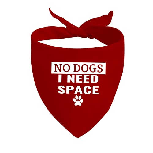 JXGZSO 1 Stück Hundehalstuch/Nervous Rescue I Need Space Hundehalstuch, Give Me Space, Hundehalstuch, Rettung, Band von JXGZSO