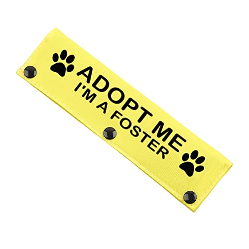 JXGZSO Adopt Me I'm A Foster Leash Sleeve Wrap Adopt Me Dog Leash Cover Dog Gift Dog Owner Gift Dog Rescue Gift (I'm A Foster DLS) von JXGZSO