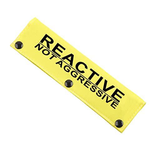 JXGZSO Reactive Not Aggressive Do Not Pet Hundeleine, Sleeve Reactive Dog Leash Wrap (Reactive N Aggressive DLS) von JXGZSO