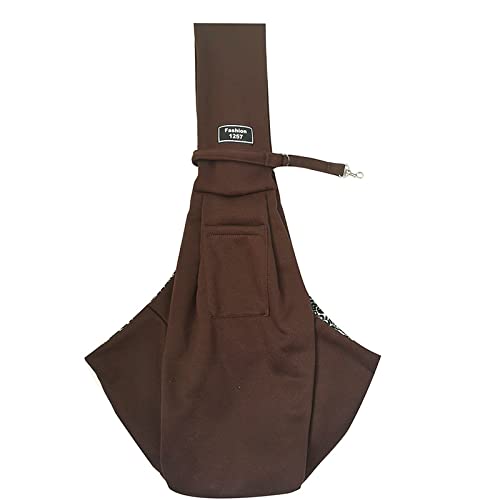 Hundetragetasche, Hundetasche, Verstellbare Tragetasche Hund, Haustier Umhängetasche Komfort Transporttasche für Haustiere, Hunde Tragetaschen Tragetücher für Outdoor Reisen (Braun-1,Einheitsgröße*) Hundetragetasche, Hundetasche, Verstellbare Tragetasche Hund, Haustier Umhängetasche Komfort Transporttasche für Haustiere, Hunde Tragetaschen Tragetücher für Outdoor Reisen (Braun-1,Einheitsgröße*) von JXpxbao