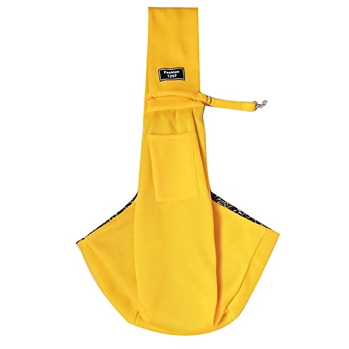 Hundetragetasche, Hundetasche, Verstellbare Tragetasche Hund, Haustier Umhängetasche Komfort Transporttasche für Haustiere, Hunde Tragetaschen Tragetücher für Outdoor Reisen (Gelb -1,Einheitsgröße*) Hundetragetasche, Hundetasche, Verstellbare Tragetasche Hund, Haustier Umhängetasche Komfort Transporttasche für Haustiere, Hunde Tragetaschen Tragetücher für Outdoor Reisen (Gelb -1,Einheitsgröße*) von JXpxbao