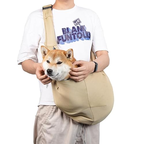 Hundetragetasche, Hundetasche, Verstellbare Tragetasche Hund, Haustier Umhängetasche Komfort Transporttasche für Haustiere, Hunde Tragetaschen Tragetücher für Outdoor Reisen (Khaki-2,Einheitsgröße*) Hundetragetasche, Hundetasche, Verstellbare Tragetasche Hund, Haustier Umhängetasche Komfort Transporttasche für Haustiere, Hunde Tragetaschen Tragetücher für Outdoor Reisen (Khaki-2,Einheitsgröße*) von JXpxbao