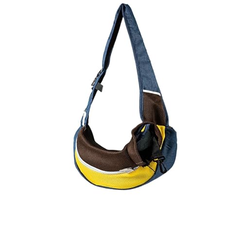 Hundetragetasche, Hundetasche, Verstellbare Tragetasche Hund, Haustier Umhängetasche Transporttasche Für Haustiere Tragetaschen Für Outdoor Reisen Weniger Als Bis 5kg (Marineblau,S) von JXpxbao