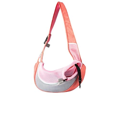 Hundetragetasche, Hundetasche, Verstellbare Tragetasche Hund, Haustier Umhängetasche Transporttasche Für Haustiere Tragetaschen Für Outdoor Reisen Weniger Als Bis 5kg (Pulver,S) von JXpxbao