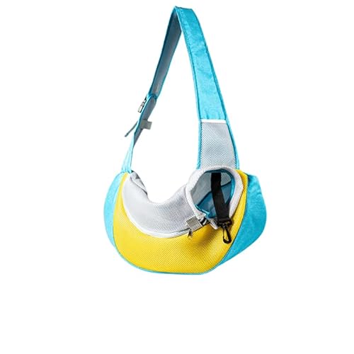 Hundetragetasche, Hundetasche, Verstellbare Tragetasche Hund, Haustier Umhängetasche Transporttasche Für Haustiere Tragetaschen Für Outdoor Reisen Weniger Als Bis 5kg (blau,S) von JXpxbao
