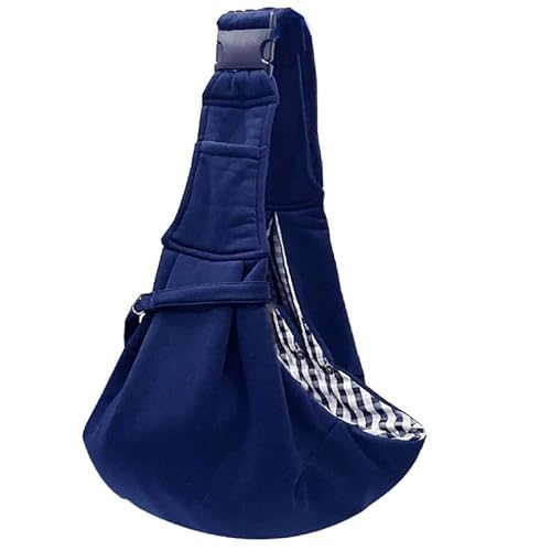 Hundetragetasche,Hundetasche,Verstellbare Tragetasche Hund,Haustier Umhängetasche Komfort Transporttasche für Haustiere,Hunde Tragetaschen Tragetücher für Outdoor Reisen (Marineblau-2,Einheitsgröße*) von JXpxbao