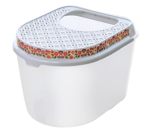 Katzentoilette Katzenklo Katzentoilette Mit Einstieg Von Oben, Mit Deckel, Spritzwassergeschützt, Große Katzentoilette, Abnehmbar, Reisetoilette Katze Katzentoilette Katzenklo Katzentoilette Mit Einstieg Von Oben, Mit Deckel, Spritzwassergeschützt, Große Katzentoilette, Abnehmbar, Reisetoilette Katze von JYARZ